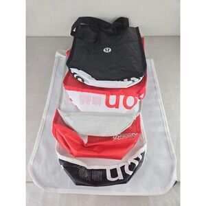 Lululemon Reusable Shopping Bag Set of 6 Multiple‎ Colors and Styles